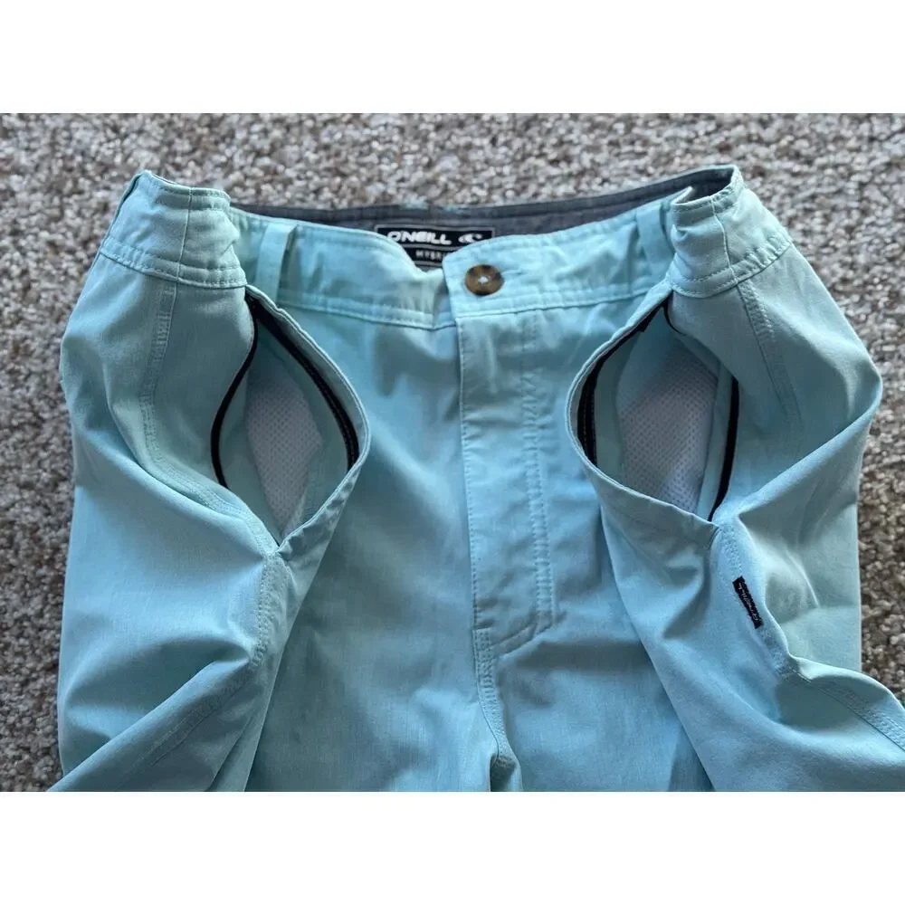 O'NEILL Hybrid Mens swim trunks, size 38, Light Green